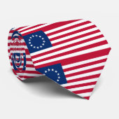 Verenigde Staten Betsy Ross Flag Stropdas (Opgerold)