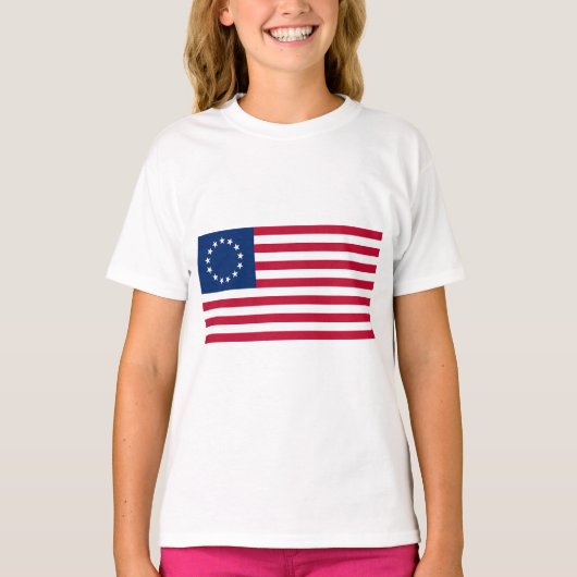 Verenigde Staten Betsy Ross Flag T-shirt (Voorkant)