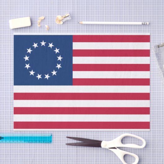 Verenigde Staten Betsy Ross Flag Tissuepapier (Craft)