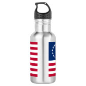Verenigde Staten Betsy Ross Flag Waterfles (Achterkant)
