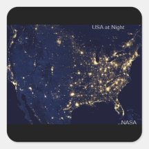 Verenigde Staten bij nacht, NASA-Afbeelding