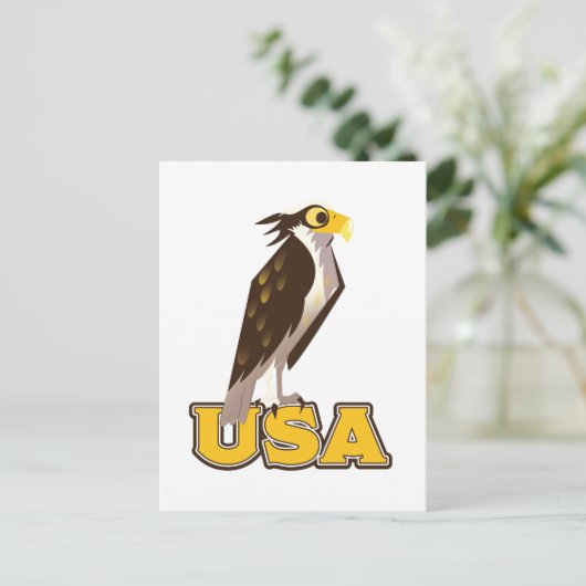 Verenigde Staten Bold Eagle Briefkaart (Staand voorkant)