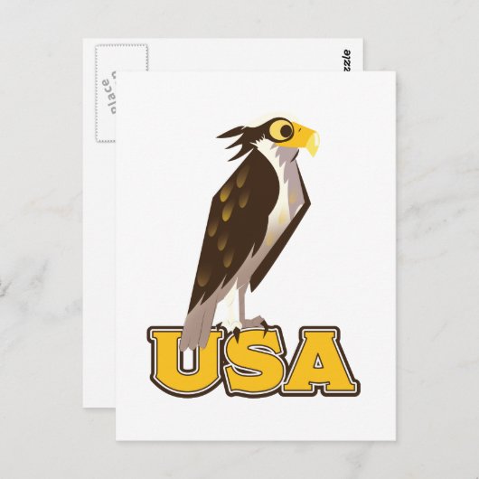 Verenigde Staten Bold Eagle Briefkaart (Voorkant / Achterkant)
