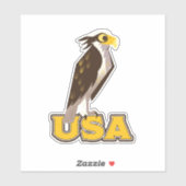 Verenigde Staten Bold Eagle Sticker (Vel)