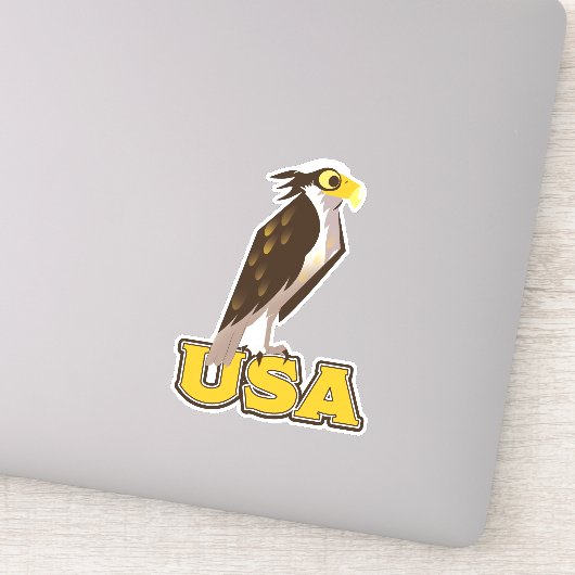 Verenigde Staten Bold Eagle Sticker (Detail)