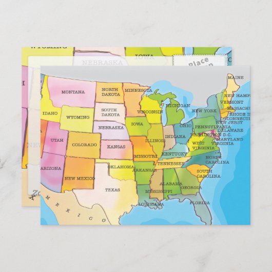 Verenigde Staten Briefkaart (Voorkant / Achterkant)