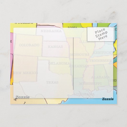 Verenigde Staten Briefkaart (Achterkant)