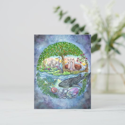 Verenigde Staten Briefkaart (Staand voorkant)