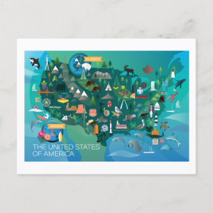 Verenigde Staten Briefkaart