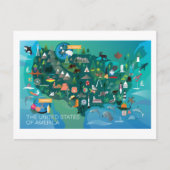 Verenigde Staten Briefkaart (Voorkant)