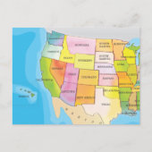 Verenigde Staten Briefkaart (Voorkant)