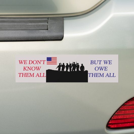 Verenigde Staten Bumpersticker (Op auto)