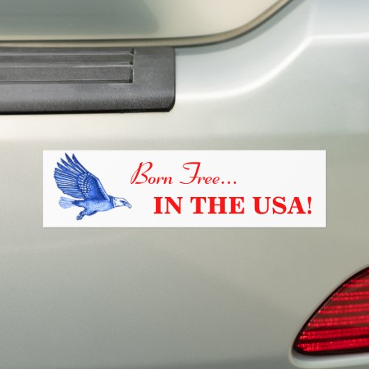 Verenigde Staten Bumpersticker (Op auto)