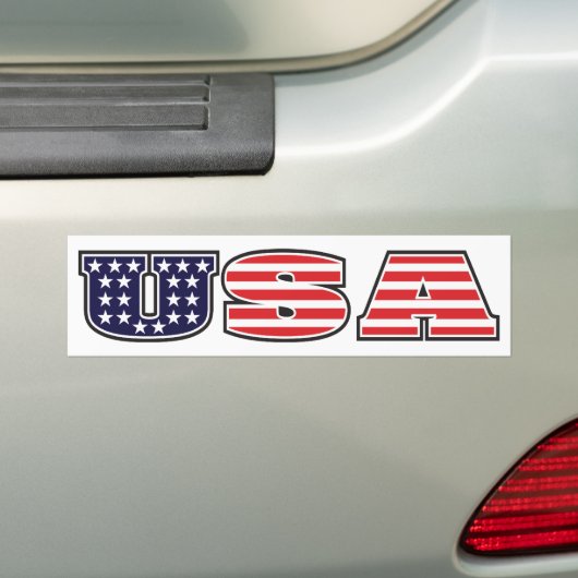 Verenigde Staten Bumpersticker (Op auto)