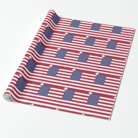 Verenigde Staten Cadeaupapier (Uitgerold)