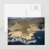 Verenigde Staten. California. Big Sur. Bixby Bridg Briefkaart (Voorkant / Achterkant)