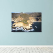 Verenigde Staten. California. Big Sur. Bixby Bridg Canvas Afdruk (Insitu (Houten vloer))