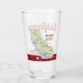 "Verenigde Staten: Californië ... Glas (Achterkant)