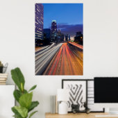 Verenigde Staten, Californië, Los Angeles, 110 Fre Poster (Thuiskantoor)