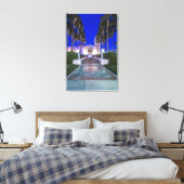Verenigde Staten, Californië, Los Angeles, Uniesta Canvas Afdruk (Insitu (Slaapkamer))