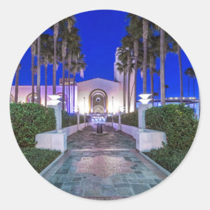Verenigde Staten, Californië, Los Angeles, Uniesta Ronde Sticker