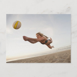 Verenigde Staten, Californië, Los Angeles, vrouw d Briefkaart