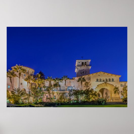 Verenigde Staten, Californië, Santa Barbara Poster (Voorkant)