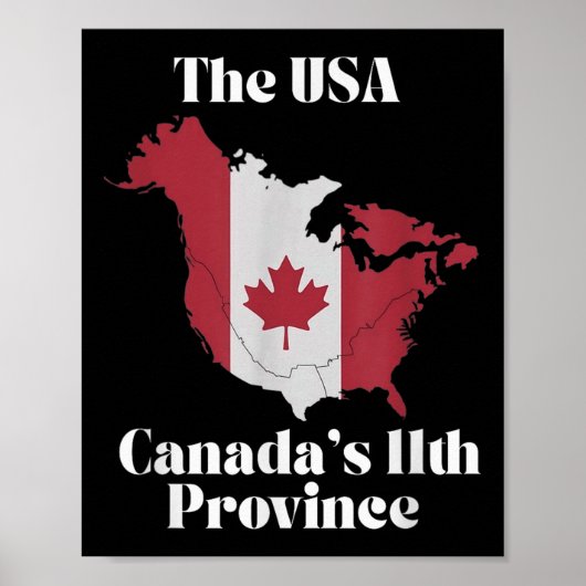 Verenigde Staten Canada 11e Provincie Poster (Voorkant)