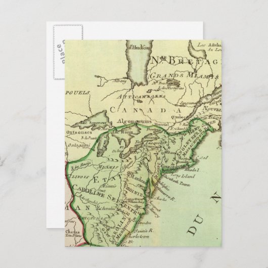 Verenigde Staten, Canada 2 Briefkaart (Voorkant / Achterkant)