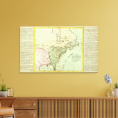 Verenigde Staten, Canada Canvas Afdruk (Insitu (Woonkamer))