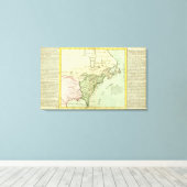 Verenigde Staten, Canada Canvas Afdruk (Insitu (Houten vloer))