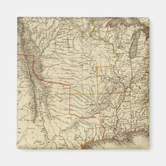 Verenigde Staten, Canada Magneet (Voorkant)