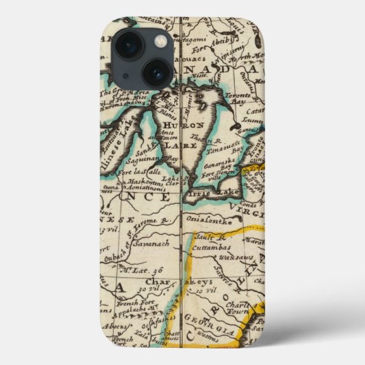 Verenigde Staten, Canada, Noord-Amerika Case-Mate iPhone Case (Achterkant)