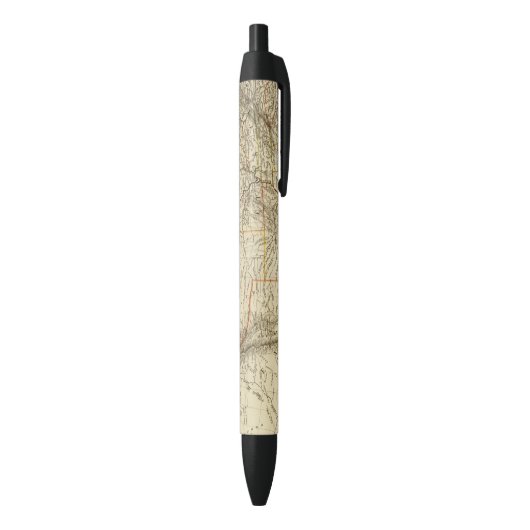 Verenigde Staten, Canada Zwarte Inkt Pen (Achterkant (Verticaal))