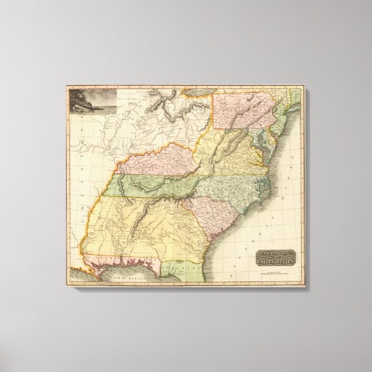 Verenigde Staten Canvas Afdruk (Voorkant)