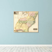 Verenigde Staten Canvas Afdruk (Insitu (Houten vloer))