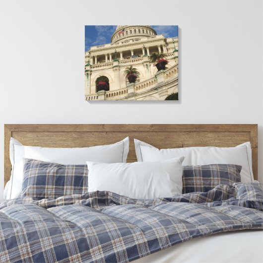 VERENIGDE STATEN CAPITOL BUILDING WRAPPED CANVAS (Insitu (Slaapkamer))
