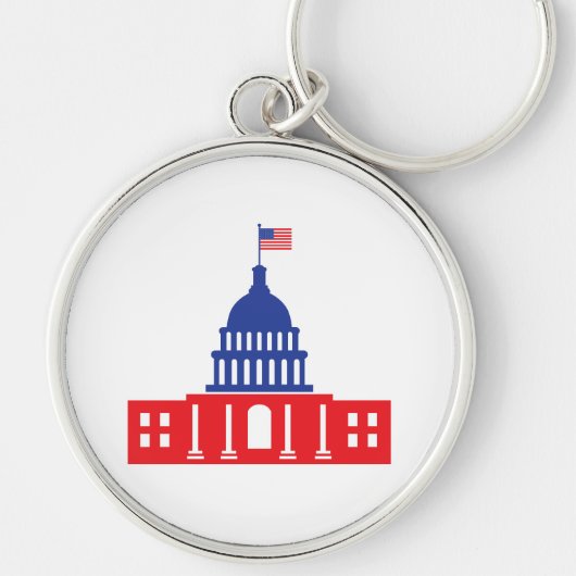 verenigde staten capitol sleutelhanger (Voorkant)