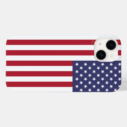 Verenigde Staten Case-Mate iPhone Case (Achterkant (horizontaal))