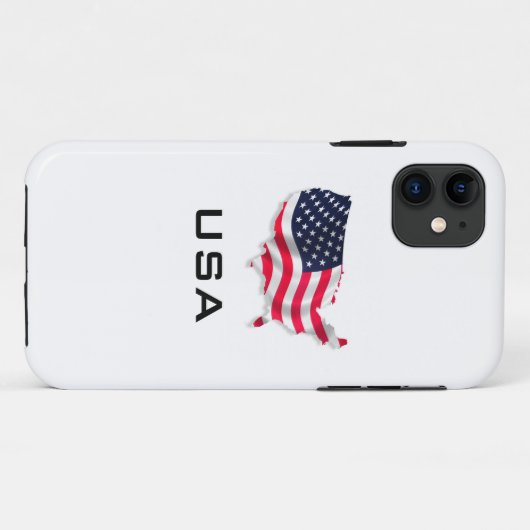 Verenigde Staten Case-Mate iPhone Case (Achterkant (horizontaal))