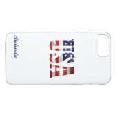 Verenigde Staten Case-Mate iPhone Case (Achterkant (Horizontaal))