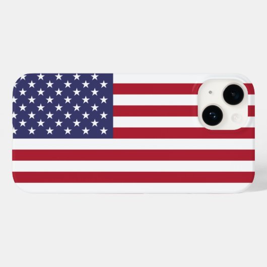 Verenigde Staten Case-Mate iPhone Case (Achterkant (horizontaal))