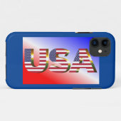 Verenigde Staten Case-Mate iPhone Case (Achterkant (horizontaal))