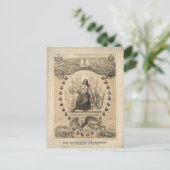  Verenigde Staten Centennial Souvenir Briefkaart (Staand voorkant)