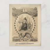  Verenigde Staten Centennial Souvenir Briefkaart (Voorkant)