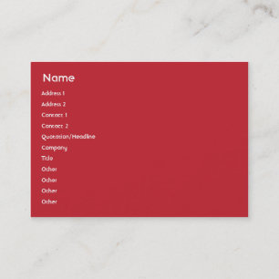 Verenigde Staten - Chubby Visitekaartje