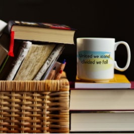 Verenigde Staten citeren geel blauw Oekraïne Koffiemok