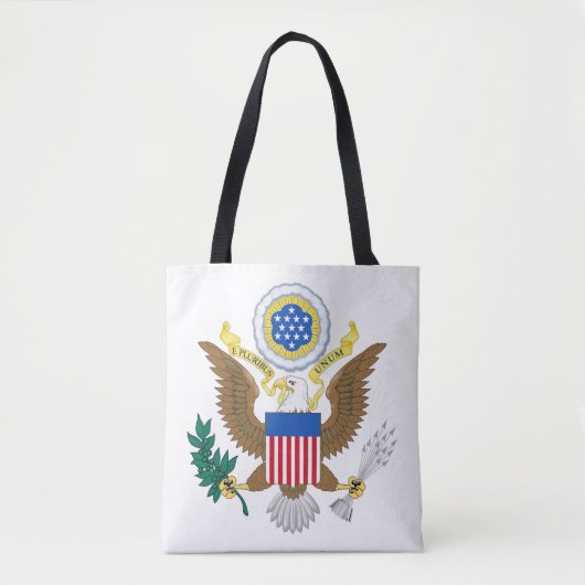 Verenigde Staten Coat of Arms Tote Bag (Voorkant)