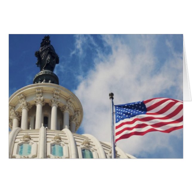 Verenigde Staten, Colombia, Washington DC, Capitol (Voorkant Horizontaal)