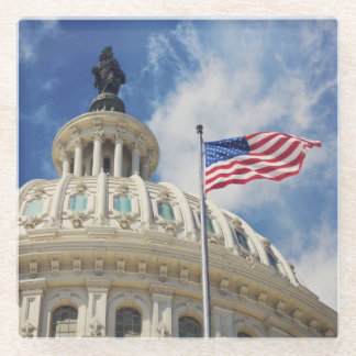Verenigde Staten, Colombia, Washington DC, Capitol Glazen Onderzetter